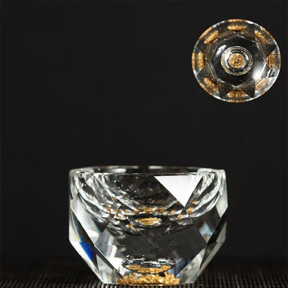 Vivolux | 50ml diamantgeschliffene Kristall Getränkegläser Wodka Schnapsgläser Weingläser Whiskey Gläser Spirituosen Sake Soju Brandy Teetasse