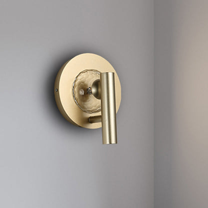 Vivolux | Gold Zylinder Wandmontage Lichtarmatur Einfache Metall 1 Kopf LED Foyer Wandleuchte Beleuchtung