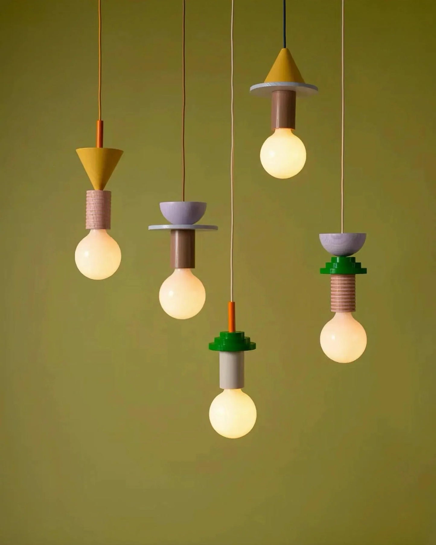 Kronleuchter in geometrischer Form von Memphis | Designer-Kronleuchter in 9 verschiedenen Stilen