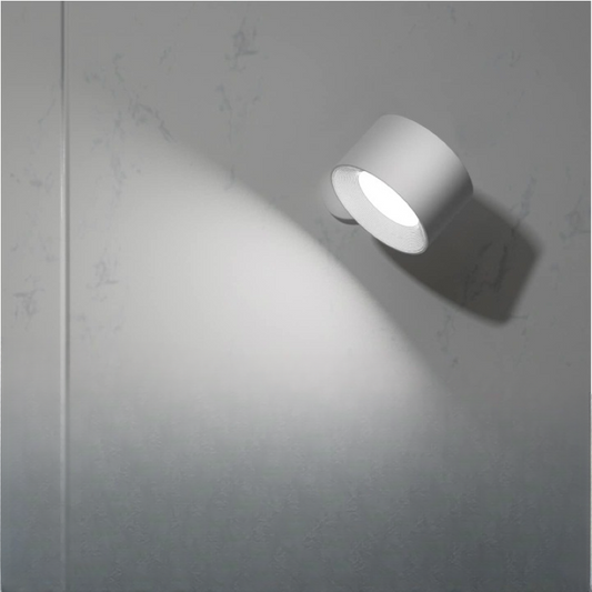 Vivolux | LED Wandleuchten, Wandmontierte Lampen mit wiederaufladbarem batteriebetriebenem 3 Farbtemperaturen & 3 Helligkeitsstufen 360° drehbare magnetische Kugel, kabellose Wandleuchten für Studium Lesen Nachttisch