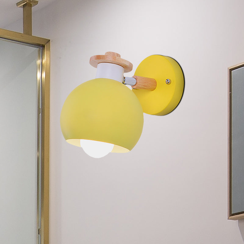 Vivolux | Einzelne lichtkugelförmige wandlampe nordisches metall wandleuchtenlicht für kindergarten kinderzimmer