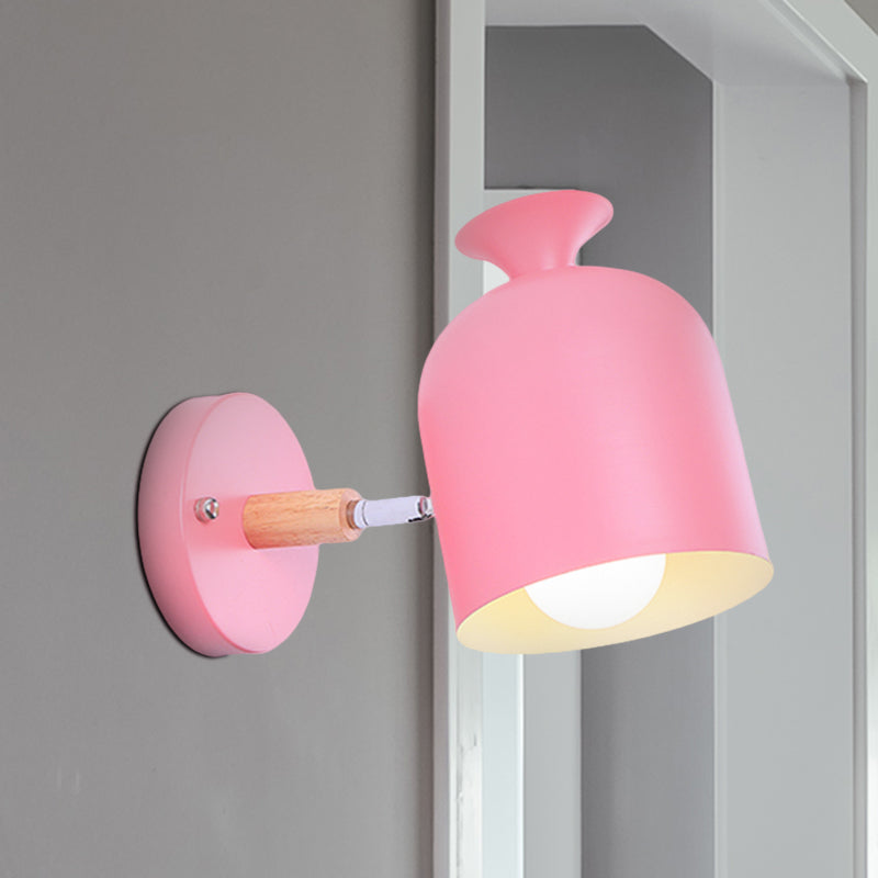 Vivolux | Cup Shade Volwassen Slaapkamer Wandlamp Draaibaar Metaal Eén Licht Macaron Loft Wandlamp