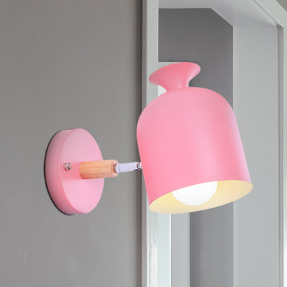 Vivolux | Cup Shade Volwassen Slaapkamer Wandlamp Draaibaar Metaal Eén Licht Macaron Loft Wandlamp