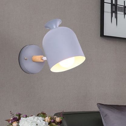 Vivolux | Cup Shade Volwassen Slaapkamer Wandlamp Draaibaar Metaal Eén Licht Macaron Loft Wandlamp