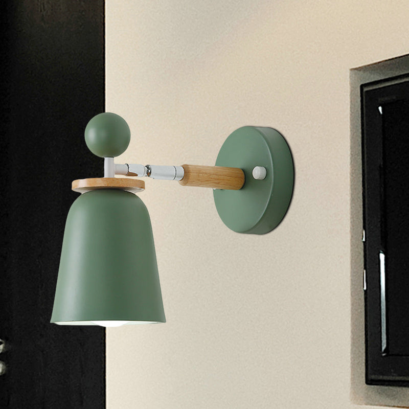 Vivolux | Baby Schlafzimmer Glocke Wand Licht Metall Einzelleuchte Macaron Loft Unterton Wandlampe