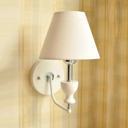 Vivolux | Noordse Stijl Wandlamp Spitzenlampenkap Een Hoofdstof Metalen Wandlamp voor Gang
