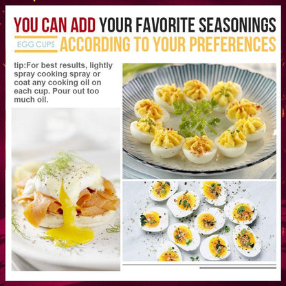 Vivolux | 6 Stk Hartgekochter Eierkocher