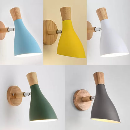 Vivolux | Drehbare nordische Flaschen-Wandlampe 1 Kopf Metall-Wandleuchte für Kinderzimmer