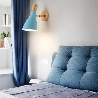 Vivolux | Drehbare nordische Flaschen-Wandlampe 1 Kopf Metall-Wandleuchte für Kinderzimmer