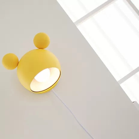 Vivolux | Macaron Mouse Wandleuchte mit Zugkette 1 Kopf Metall Wandlampe für Arbeitszimmer