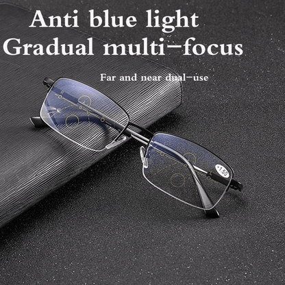 Titanium Progressive Fern- und Nahbereich Dual-Use Lesebrille