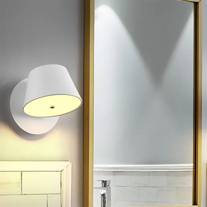 Vivolux | Noordse Tapas Schaduw Wandlamp Metaal Zwart/Wit Wandverlichting voor Slaapkamer Studieruimte