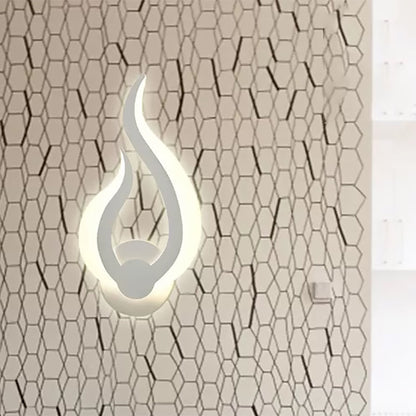 Vivolux | Kreatives feuerförmiges Wandlicht Acryl mit LED-Wandscheinwerfer für Küche Esszimmer