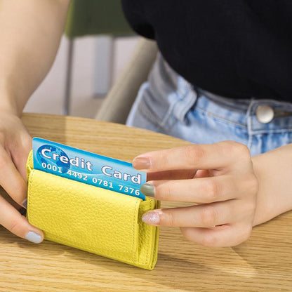 RFID-Geldbörse aus weichem Leder