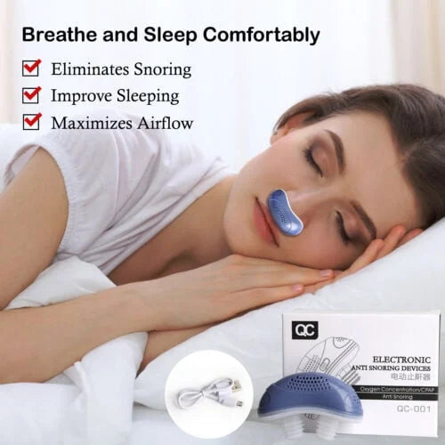 Schlaflos, maskenlos, Micro-CPAP Anti-Schnarch
