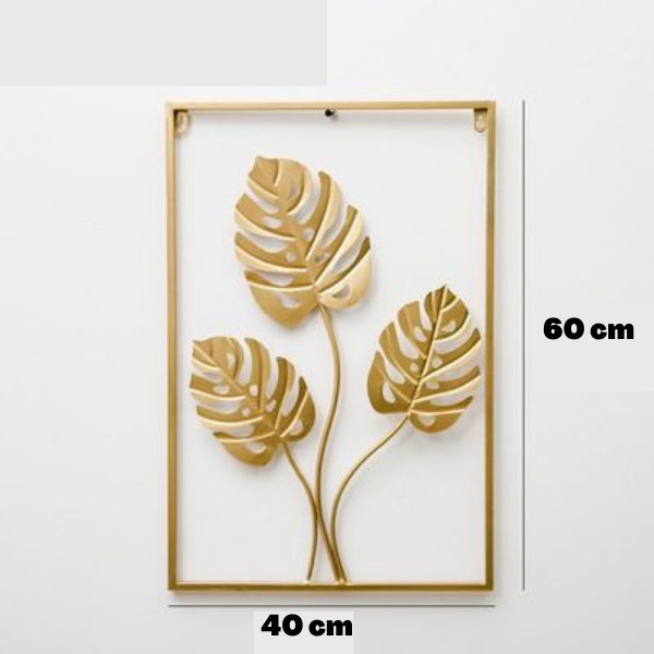 Vivolux | LuxiLeaf - Goldene Wanddekoration