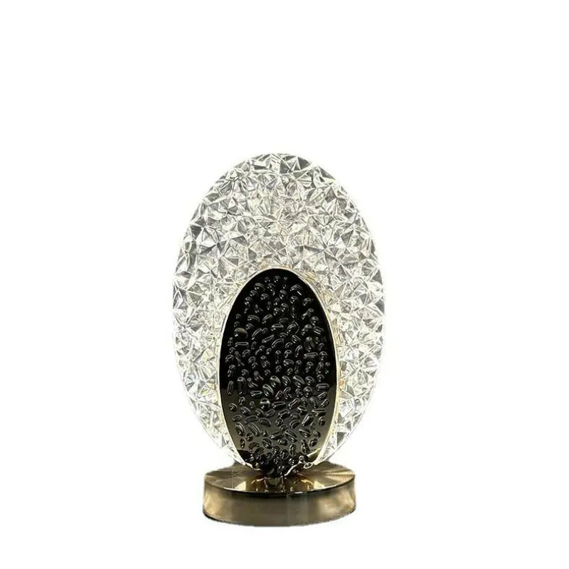 Vivolux | Moderne & Luxus Pfau Tischlampe - CrystalGlow