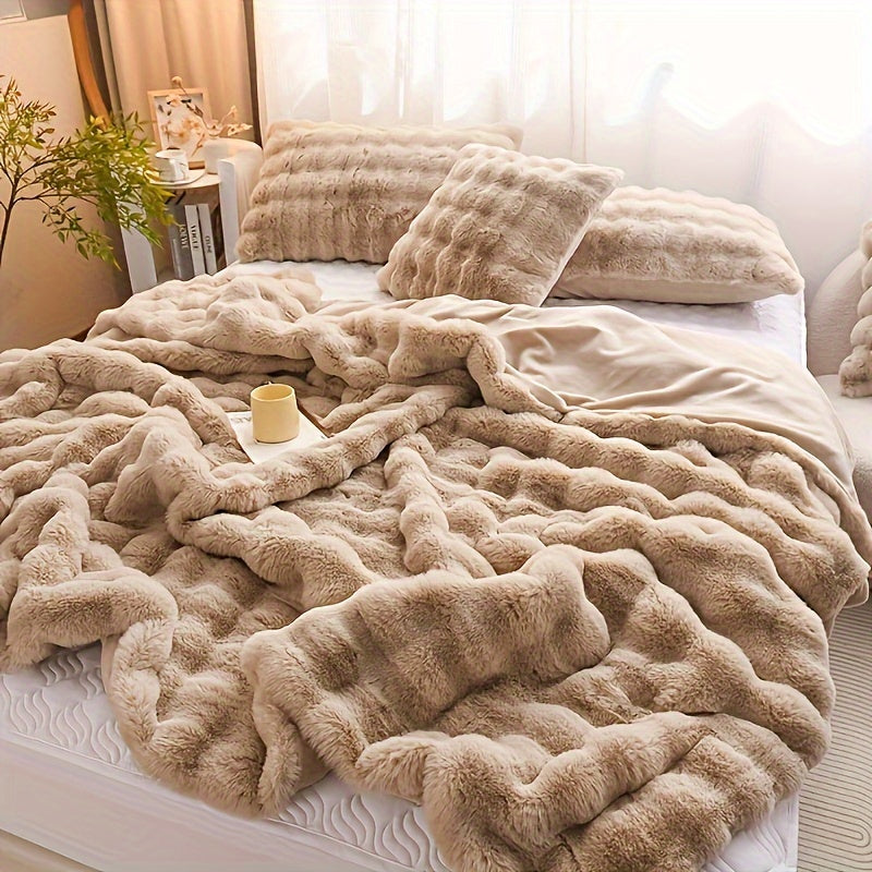 Vivolux | Premium Fleece-Decke mit elegantem Design