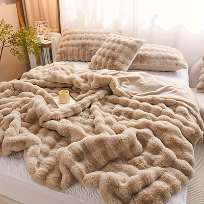 Vivolux | Premium Fleece-Decke mit elegantem Design