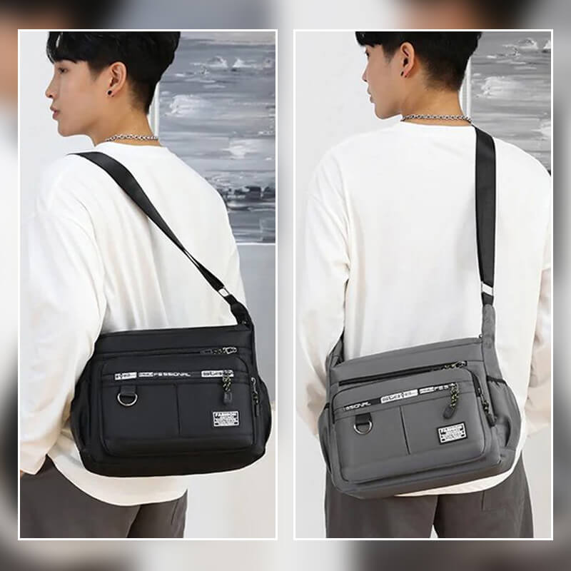 Vivolux | Leichte wasserdichte Umhängetasche mit großem Fassungsvermögen