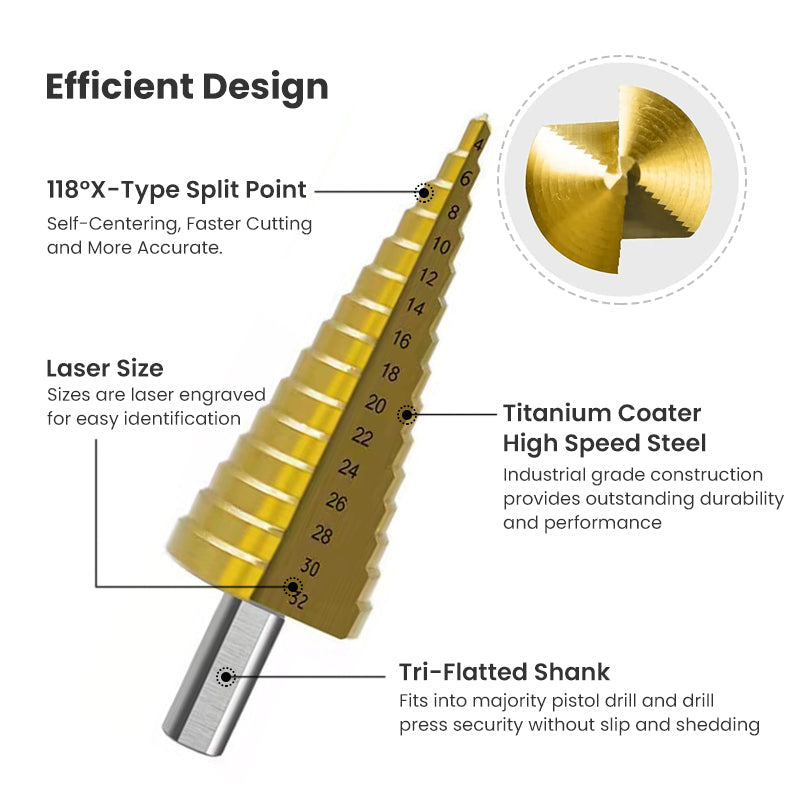 Vivolux | Hochgeschwindigkeits-Reibungs-Pagoda-Sägezahn-Set (6 Stück)