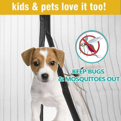 Vivolux | Magnetische Fliegengittertür mit Klettverschluss