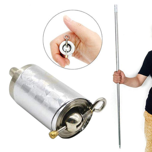 Vivolux | Tragbarer Metall Stab für Selbstverteidigung und Zauberkunst