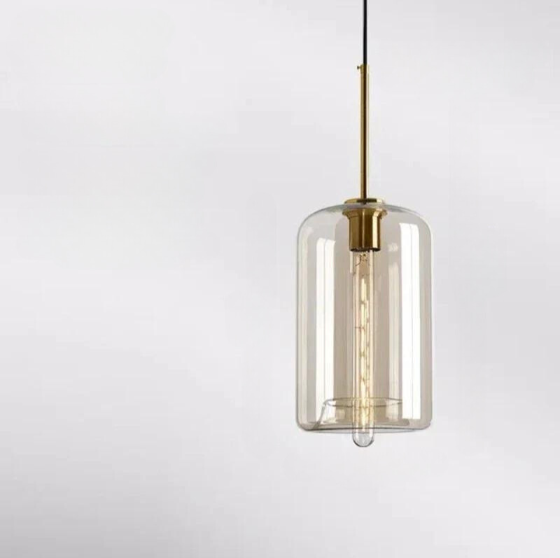 Vivolux | NordicGlas - Moderne Skandinavische Glas Hängeleuchte für Esszimmer und Wohnzimmer