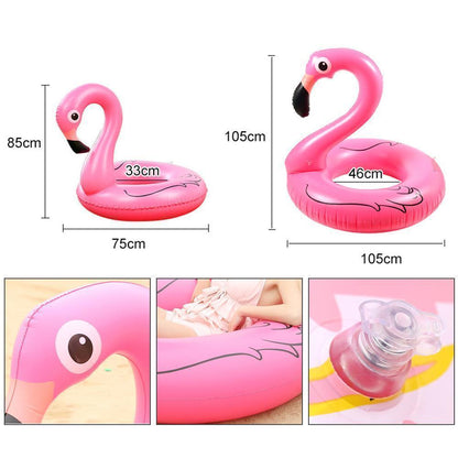 Vivolux | Aufblasbarer Flamingo-Pool-Schwimmring