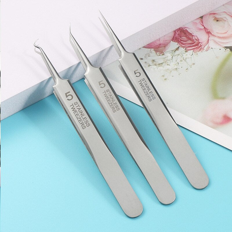 Vivolux | Ultrafeine Unreinheitenpinzette aus Edelstahl