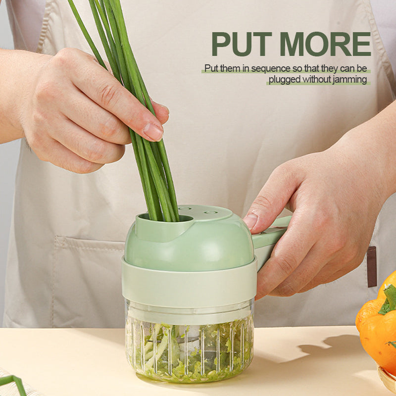 Vivolux | 4 In 1 Handheld Electric Gemüse Schneide Set