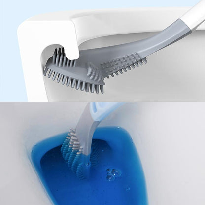Vivolux | Langer Griff Flexible Silikon Golf WC-Bürste