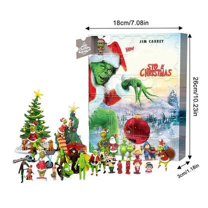 Vivolux | Grüner Monster Weihnachts-Adventskalender - Weihnachtsgeschenk