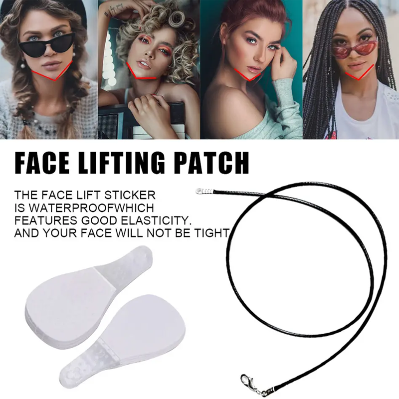 Wasserfeste unsichtbare Gesichtslift-Sticker