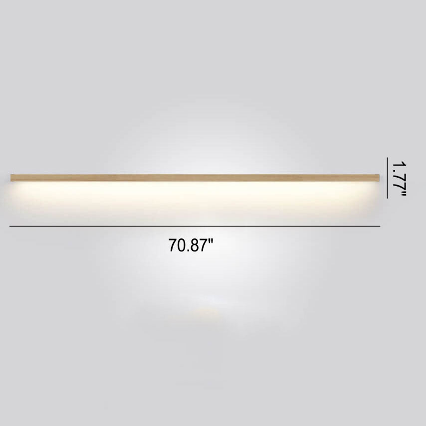 Vivolux | ZenBeam Japanische LED Wandleuchte | Massivholz Design | Moderne Akzentbeleuchtung