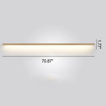 Vivolux | ZenBeam Japanische LED Wandleuchte | Massivholz Design | Moderne Akzentbeleuchtung