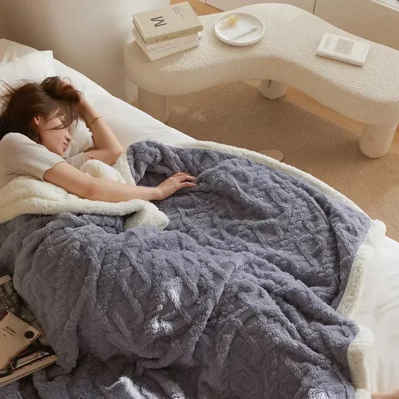 Winter Schafwoll Decke - WarmWool