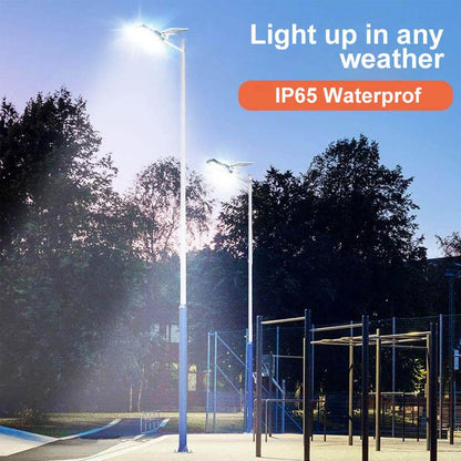 Vivolux | 200W Außen-Solar-LED-Lampe mit Fernbedienung, Bewegungs- und Dämmerungssensor