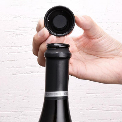 Vivolux | Wiederverwendbarer auslaufsicherer Silikondichtungsverschluss für Champagner- und Weinflaschen