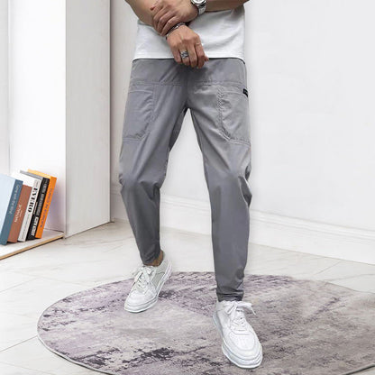Skinny-Cargohose mit hohem Stretchanteil und mehreren Taschen für Herren