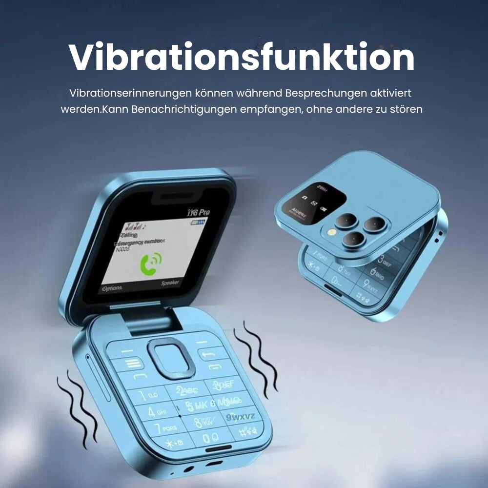 NanoFlip - 2025 Neues Mini-Flip-Handy