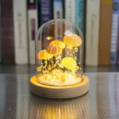 Vivolux | LumiCraft – Einzigartige DIY Tischlampe mit natürlicher Urmuschel für eine stimmungsvolle Einrichtung