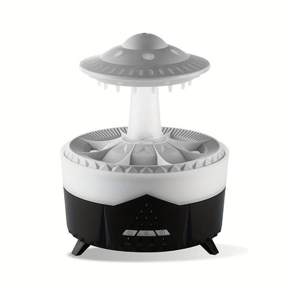 Vivolux | Entspannender Regenstropfen Aromatherapie Ätherisches Öl Diffusor - LED Licht & Luftbefeuchter