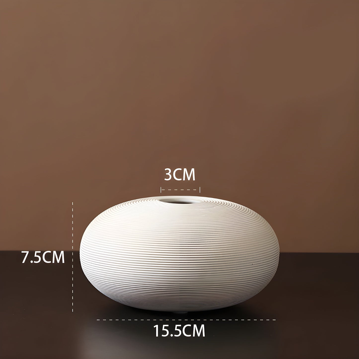 Vivolux | Minimalistische Handgefertigte Keramische Zen-Vase