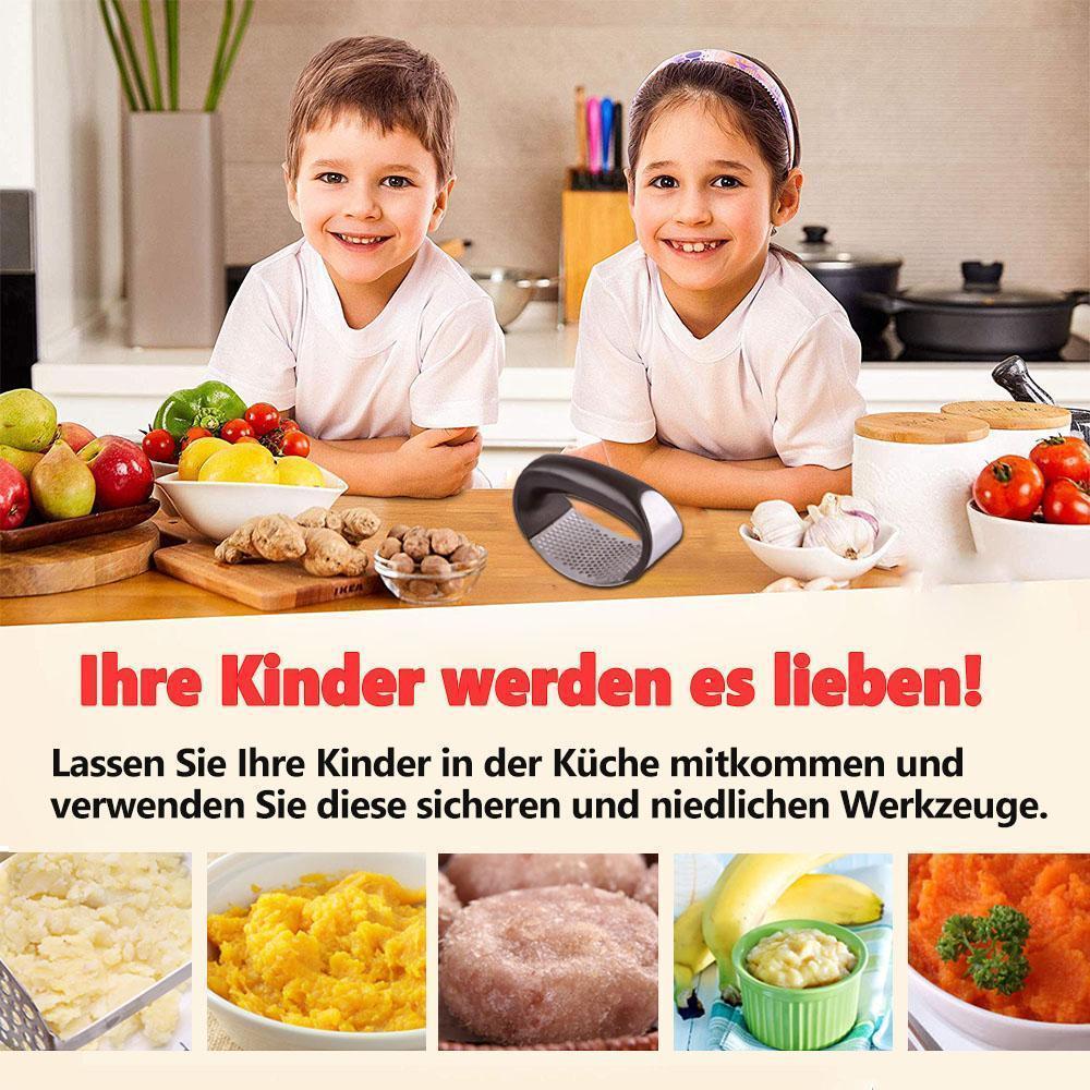 Vivolux | Premium Edelstahl Knoblauchpresse