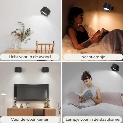Vivolux | Wandlampe Wiederaufladbar Kabellos 360°