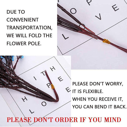 Vivolux | 6-teil: Babys Atem künstlicher Gypsophila Strauß