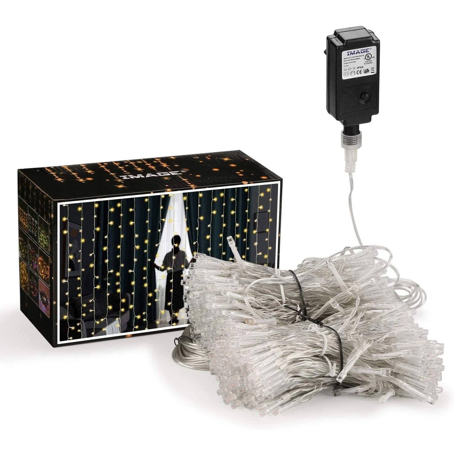 Vivolux | 600 LED 9.8 x 19.6 FT. LED Vorhanglichter mit 8 Lichtmodi und Speicherfunktion