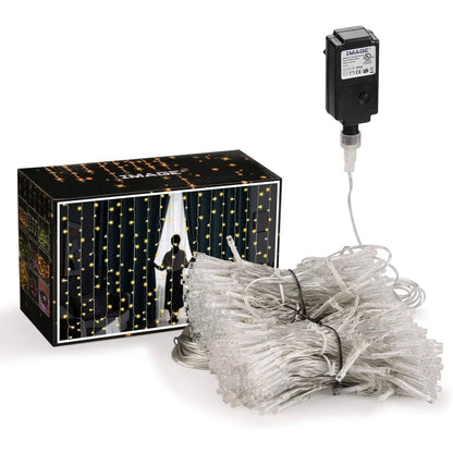 Vivolux | 600 LED 9.8 x 19.6 FT. LED Vorhanglichter mit 8 Lichtmodi und Speicherfunktion