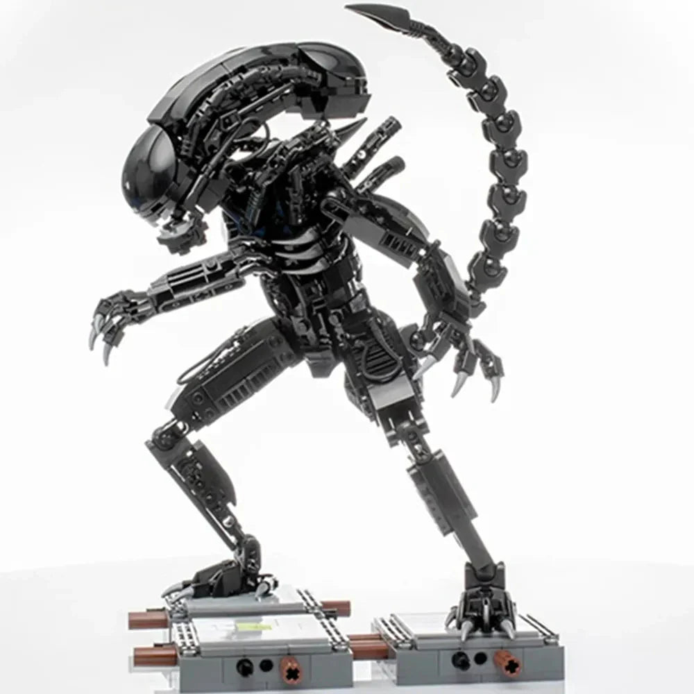 Vivolux | 600PCS Prometheus Aliens Vs Predator Weltraum-Alien-Figur Mech Modellbausteine Spielzeug Kinder Geschenk